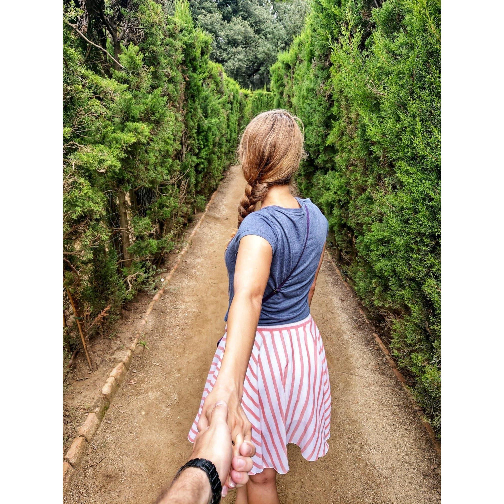 Follow me into the maze (Barcelona, Spain, September, 2018).