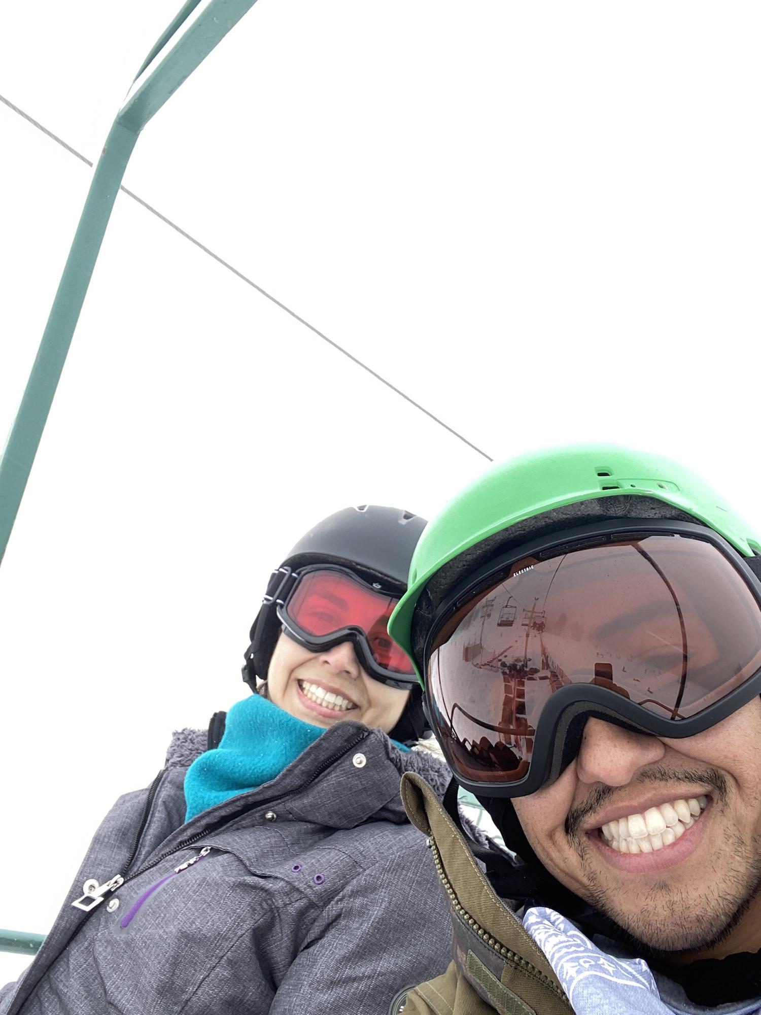 We both love winter sports and this past season we skied Snow Summit in Big Bear!