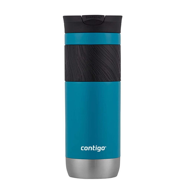 Contigo Byron Vacuum-Insulated Stainless Steel Travel Mug with Leak-Proof Lid, Reusable Coffee Cup or Water Bottle, BPA-Free, Keeps Drinks Hot or Cold for Hours, 20oz, Juniper