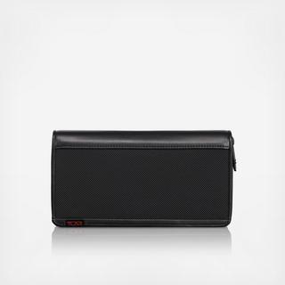 Alpha Zip-Around Travel Wallet