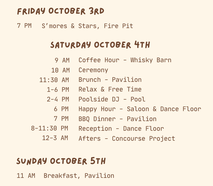 The Wedding Website of Leslie Green and Justin Taylor