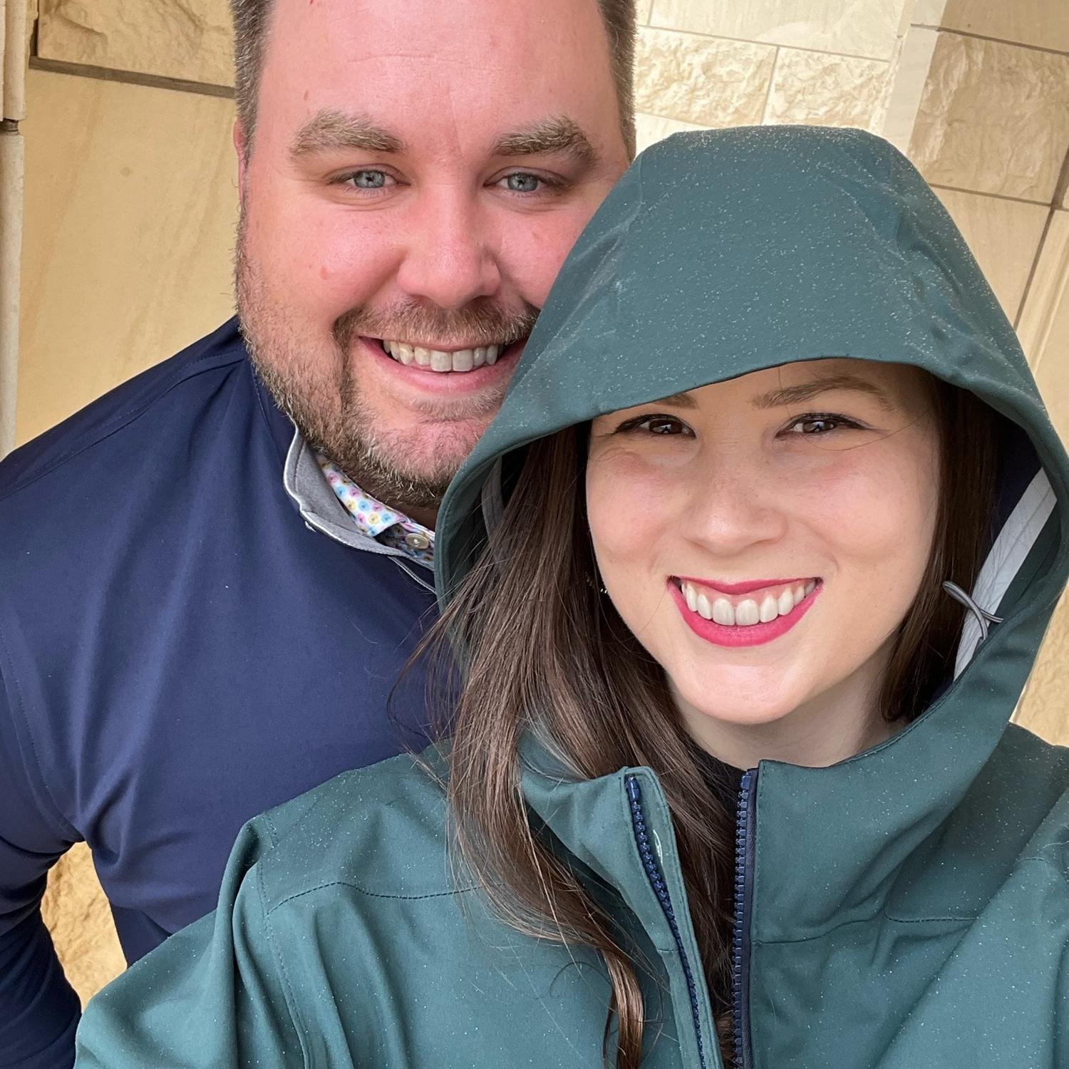 Our first full day together in Napa, CA was a rainy, but fun one