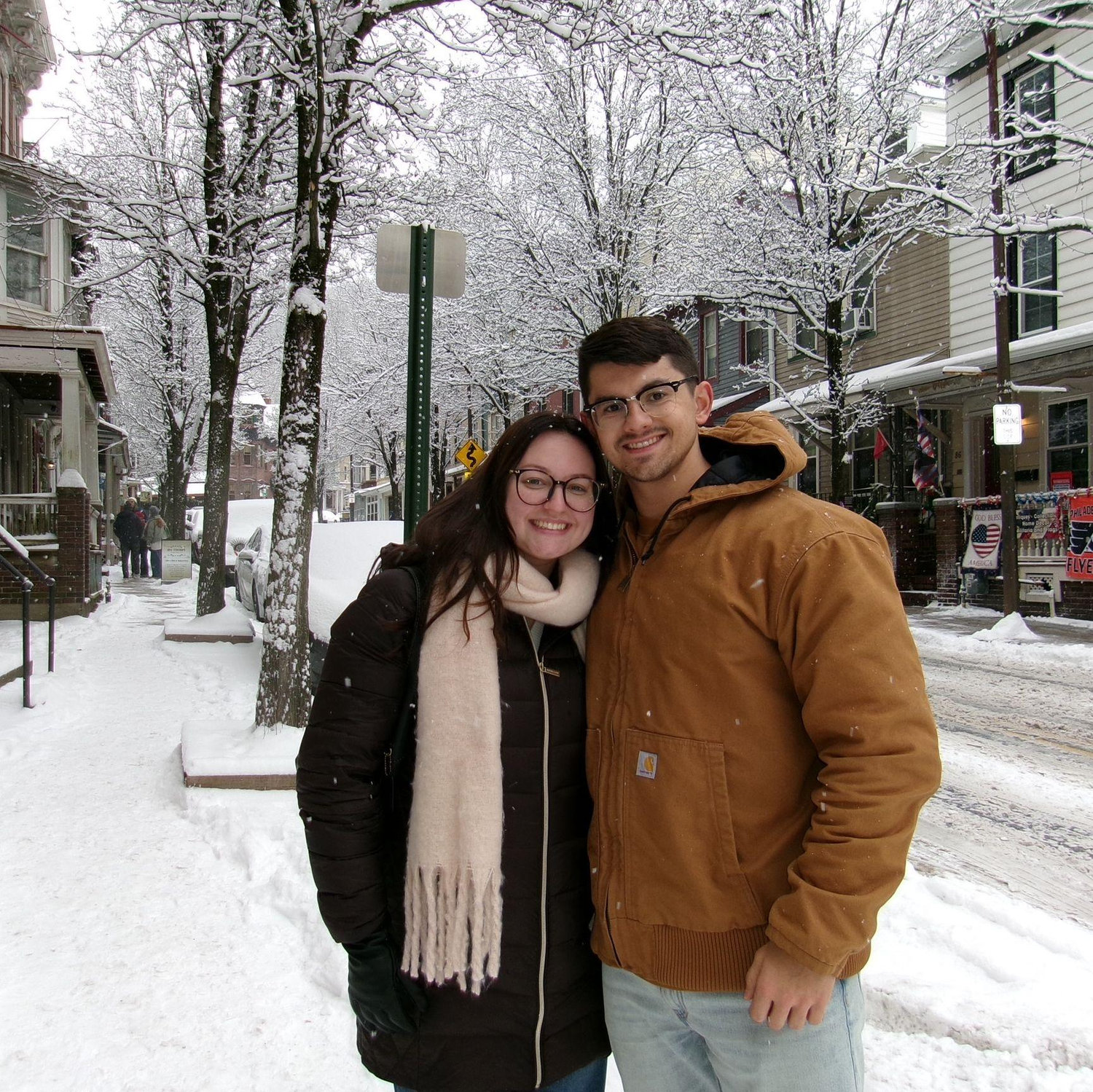 Snowy weekend in Jim Thorpe celebrating Noah's birthday!