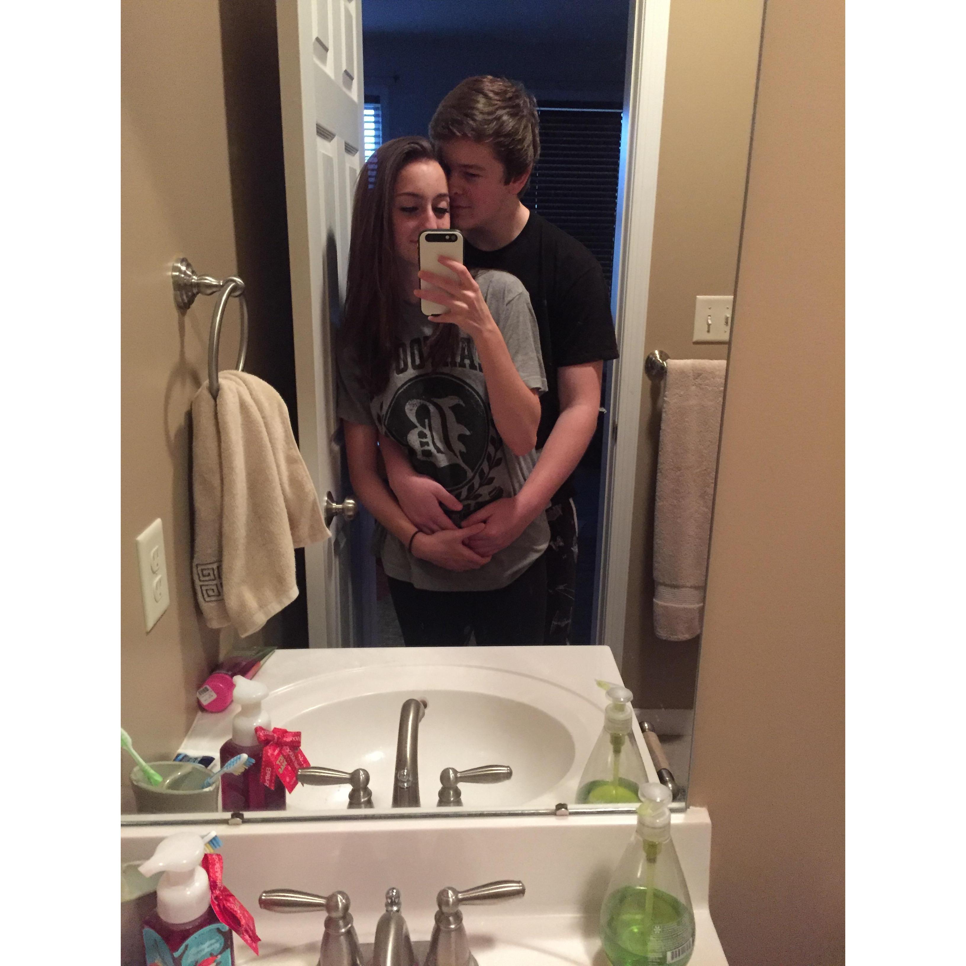 Our first picture together!