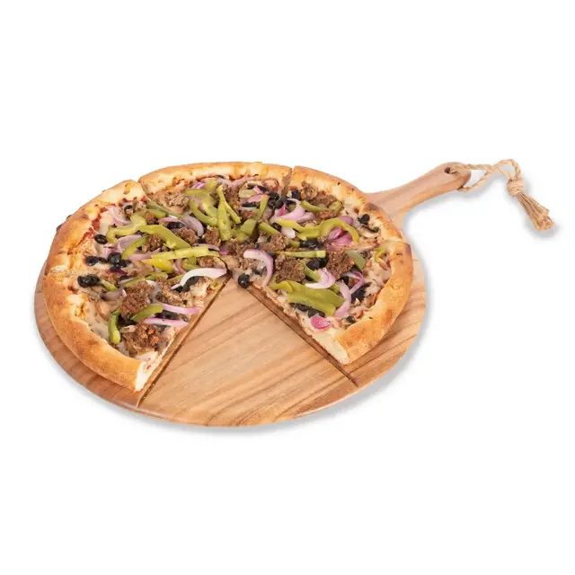 Toscana Napoletana Acacia Wood Pizza Cutter Board