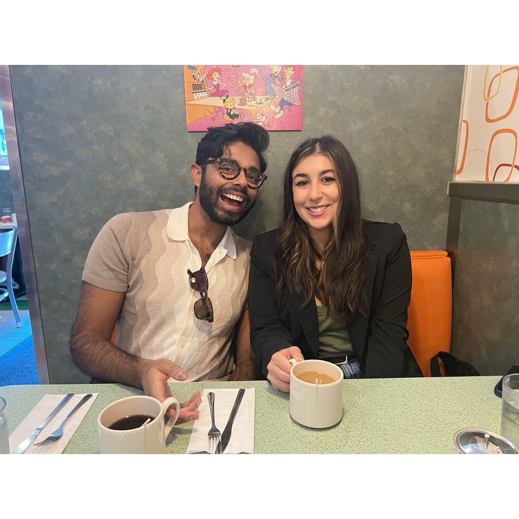 One of our favorite things to do together - drink coffee!