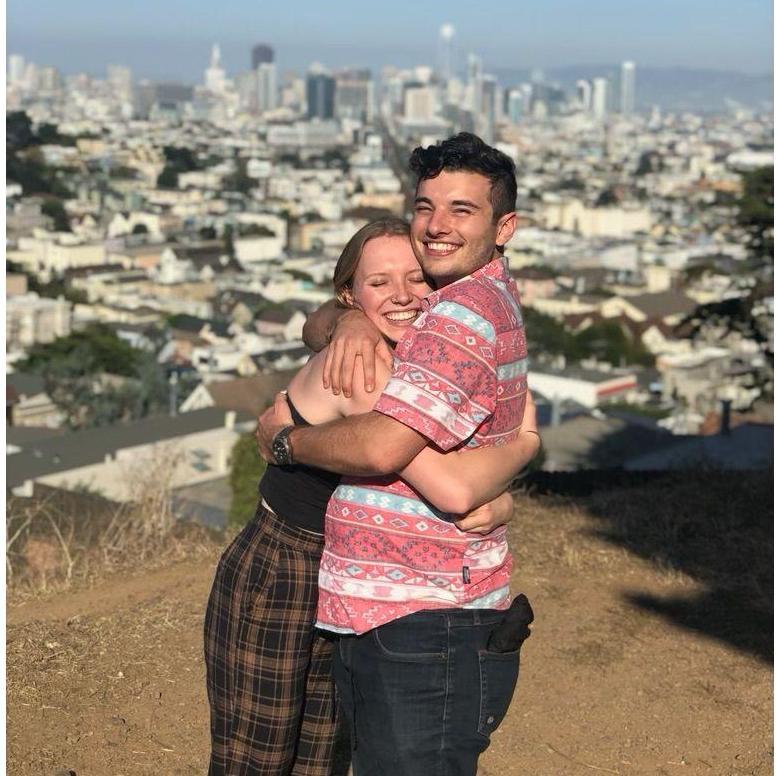 Chase would often spend her entire weekend in SF when I went to college up there, just to get some time with me. I must be fun! - M