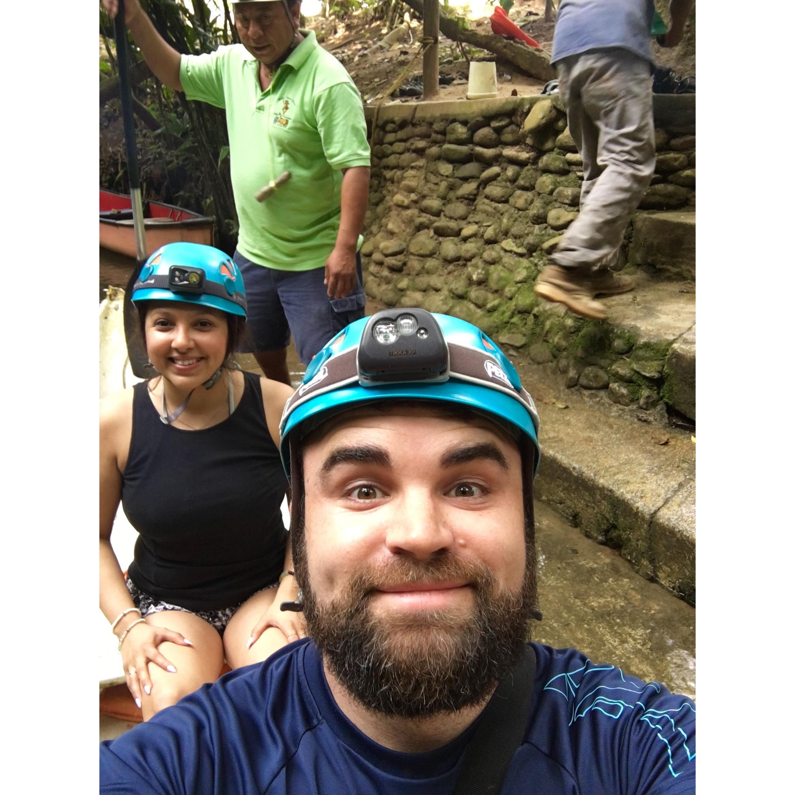 Canoeing through water caves
San Ignacio, Belize
2017