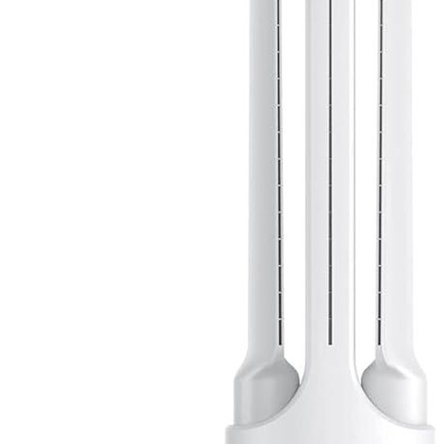 AIRMATE Air Purifier Bladeless Tower Fans, 1500CFM Large Air Volume, 45" 2-in-1 Standing Fan for Bedroom & Home, 28ft/s Velocity, 90° Oscillation, 24H Timer, Low Noise, White