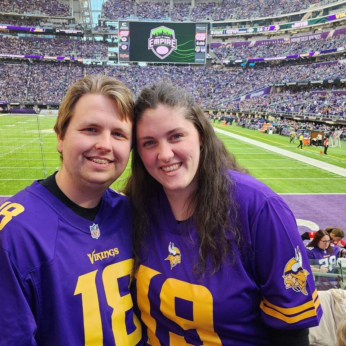 December 2022
We attended a Vikings game together and had great seats.