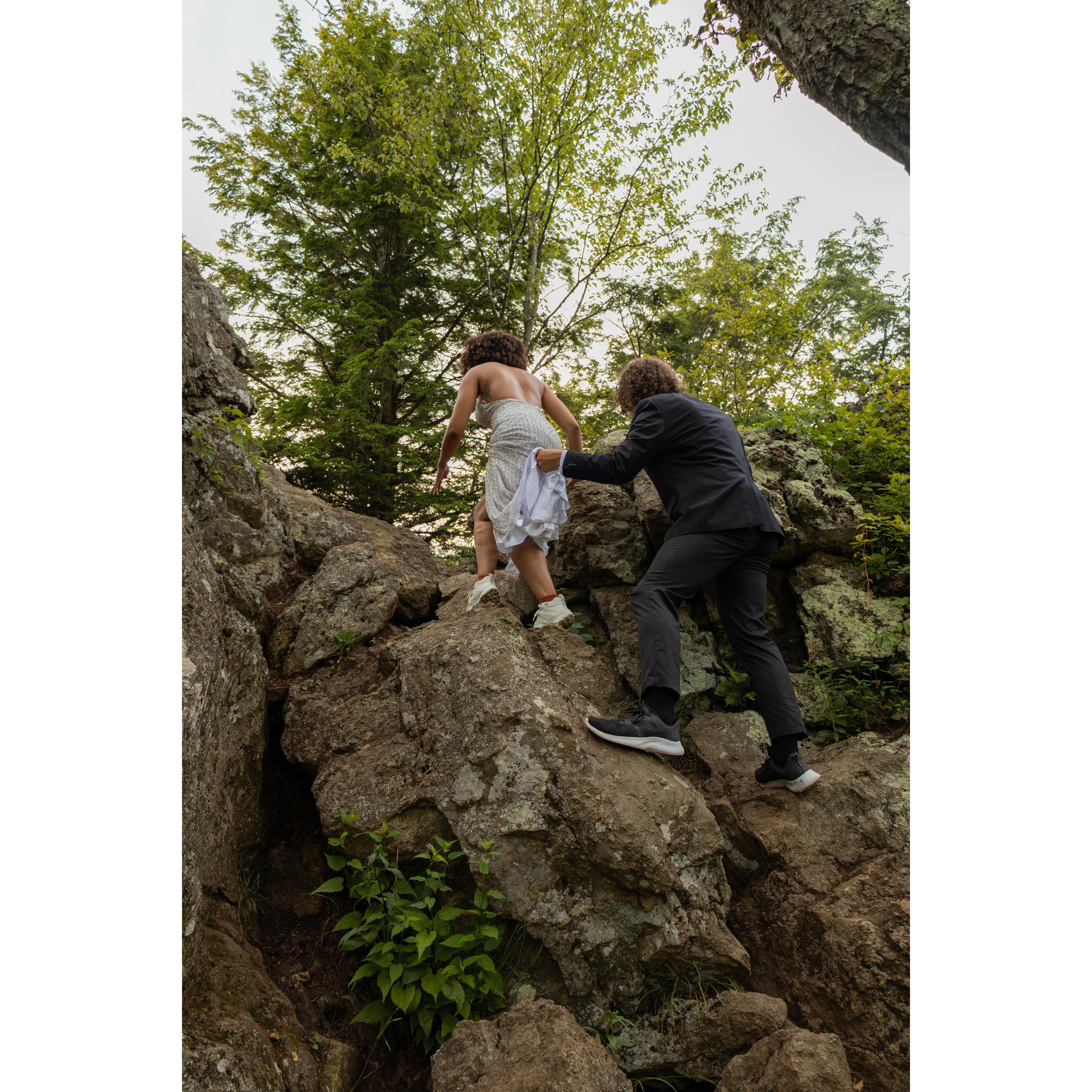 climbing mountains for each other