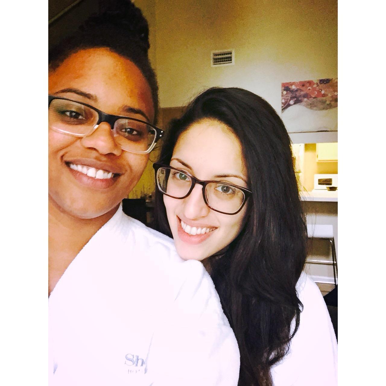 Spa days are our favorite! We love making masks, soaks, scrubs, and pampering ourselves.