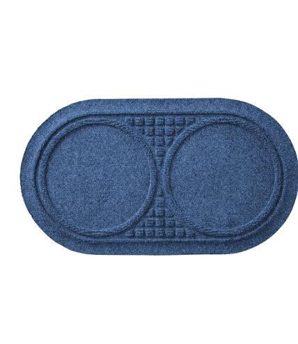 Heavyweight Recycled Waterhog Doormat, Locked Circles