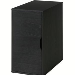 ALEX Storage unit, black-brown, 14 1/8x27 1/2 "