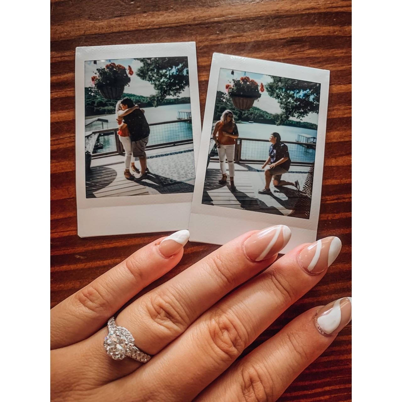 Polaroids taken of the proposal by Emily Bennett. May 31, 2021 <3