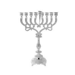 Menorah Silver Plated Filigree 16