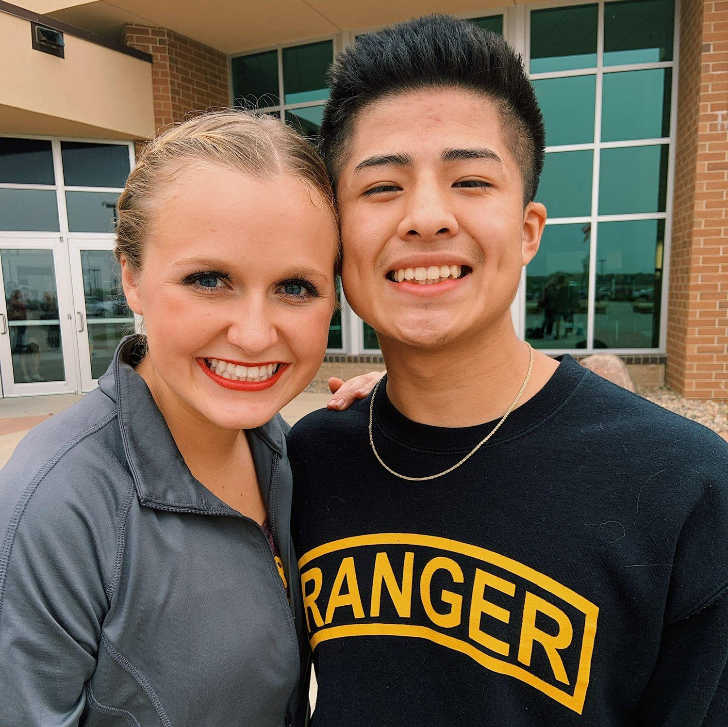 2020 - Daniel supporting Autie at a high school dance competition.