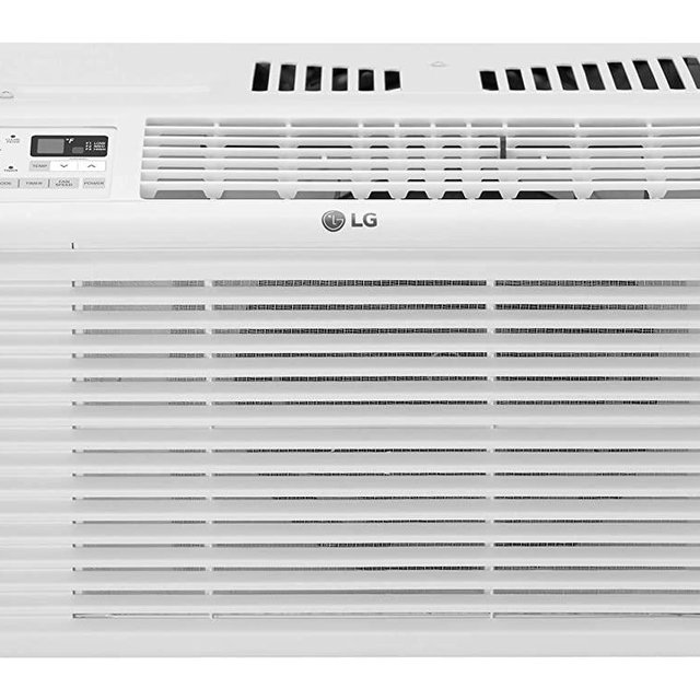 LG 6,000 BTU 115V Window Air Conditioner with Remote Control, White