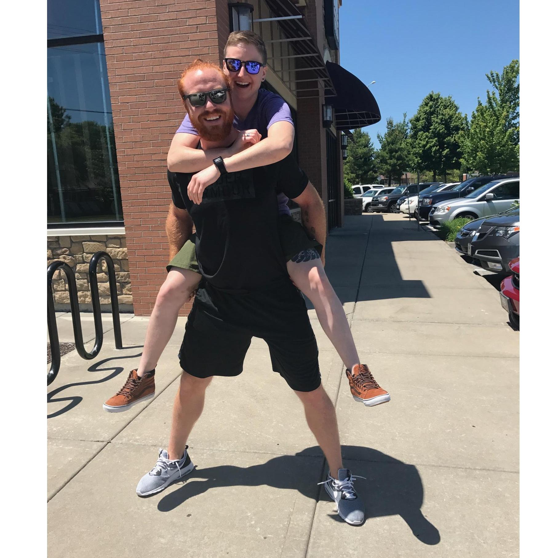 Zach and Anne in Kansas