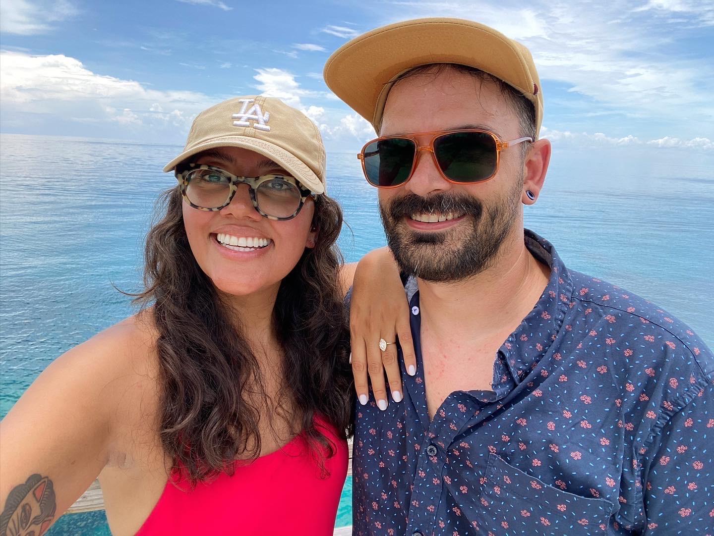 Engaged in the Bahamas!