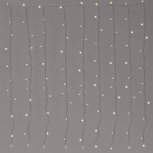 100ltr LED Plug-in Curtain String Lights with Clips - Room Essentials™