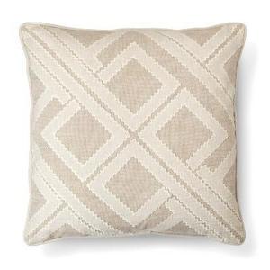 Beige Geo Patchwork Toss Throw Pillow - Threshold™