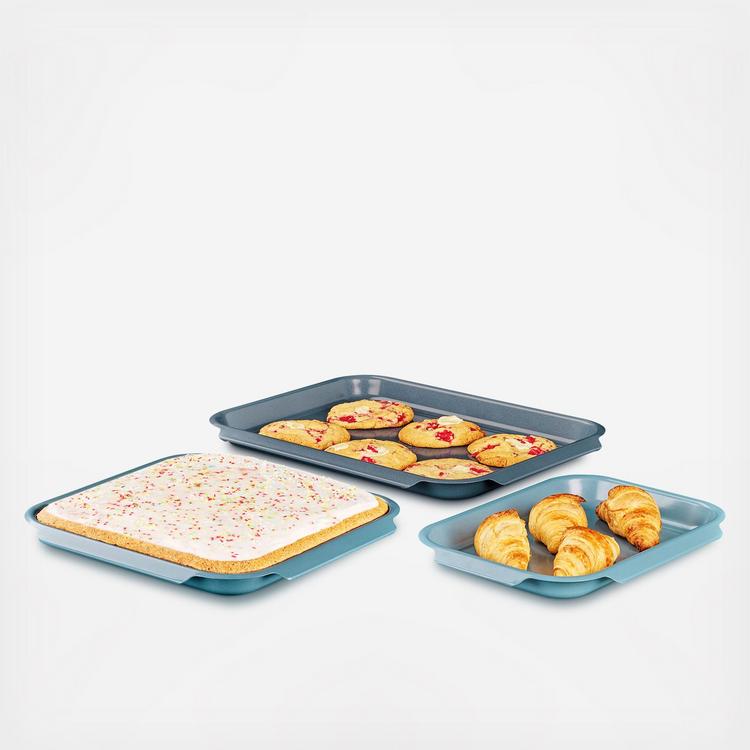 Joseph Joseph, Nest Bake Assorted 3-Piece Nonstick Baking Tray Set