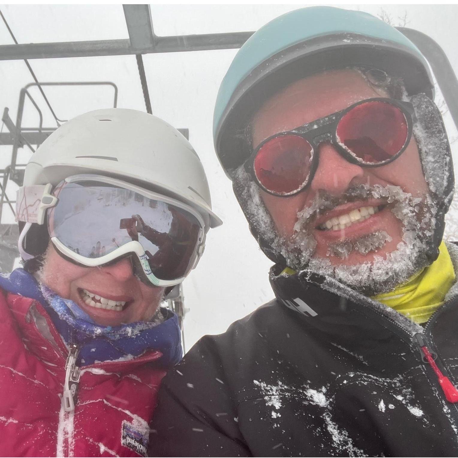 Yes, it was THAT cold (for Matt) and yes, we love skiing THAT much, especially when we get to share that time with friends and family.