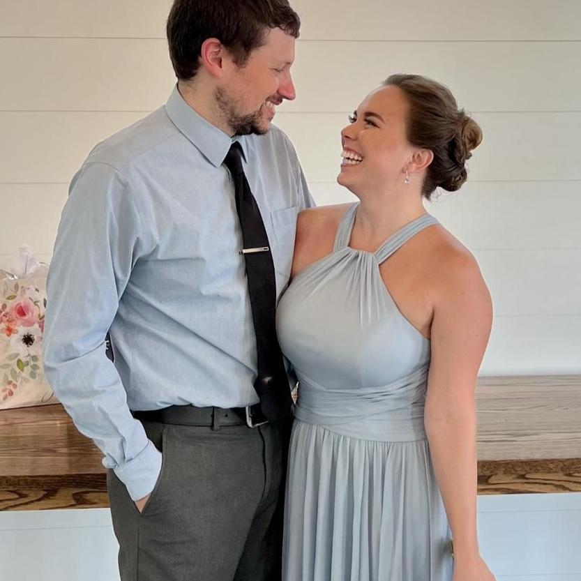 At Sean and Amber's wedding