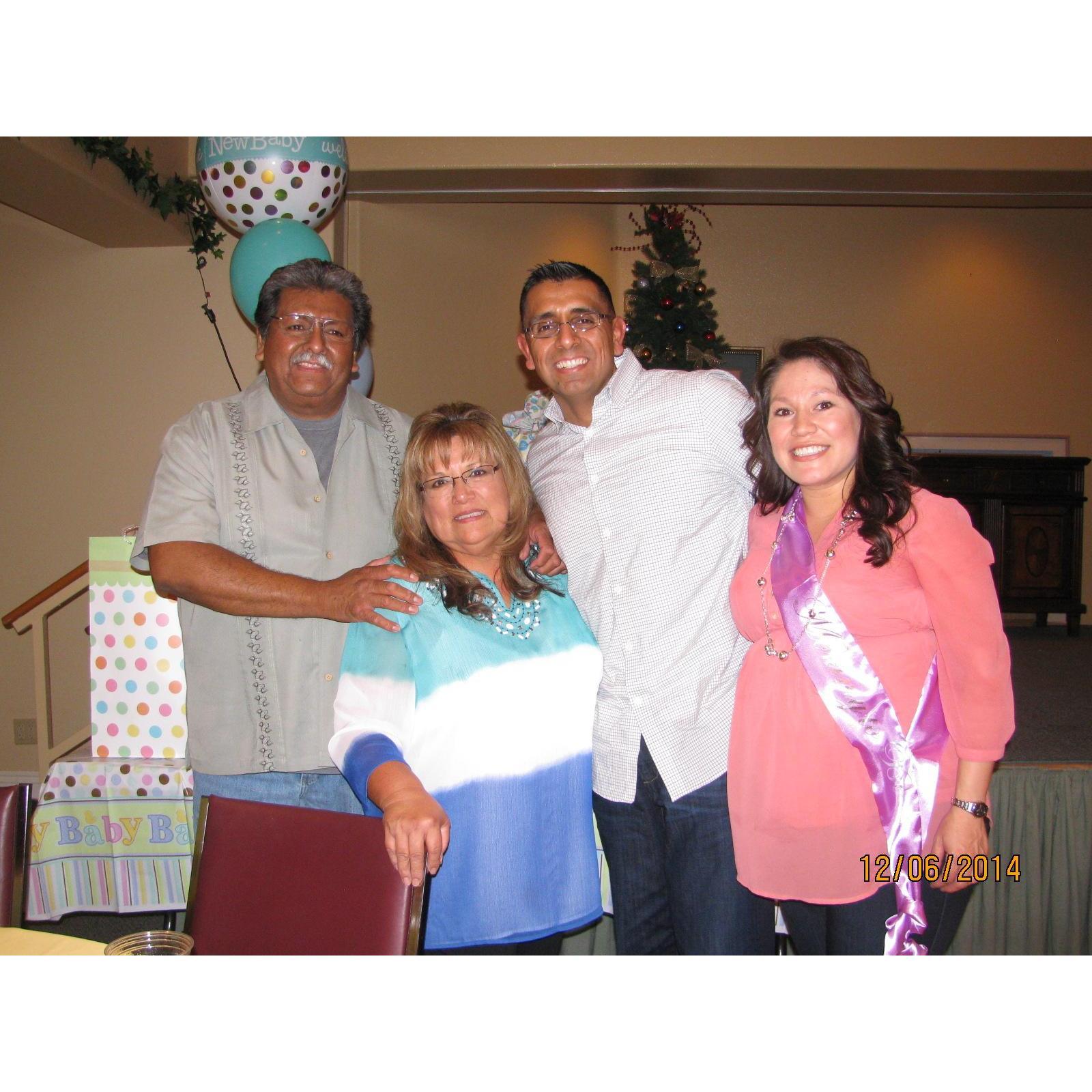 Our baby shower for Gabriella.