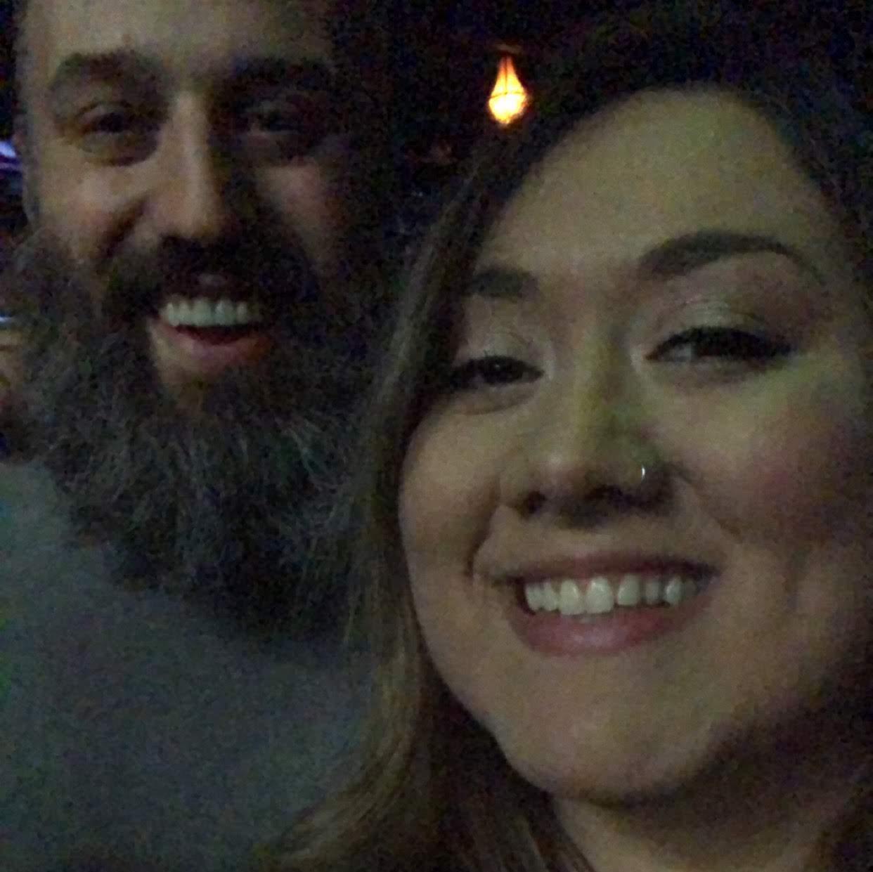 At our first King Gizzard and the Lizard Wizard concert together in Dallas, TX in 2019. Not pictured: the Bang Energy drinks Andrew consumed beforehand.