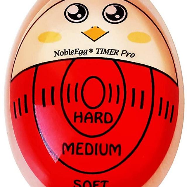 NobleEgg Egg Timer Pro | Soft Hard Boiled Egg Timer That Changes Color When Done | No BPA, Certified