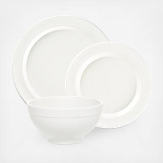 HR Collection 3-Piece Dinnerware Set, Service for 1