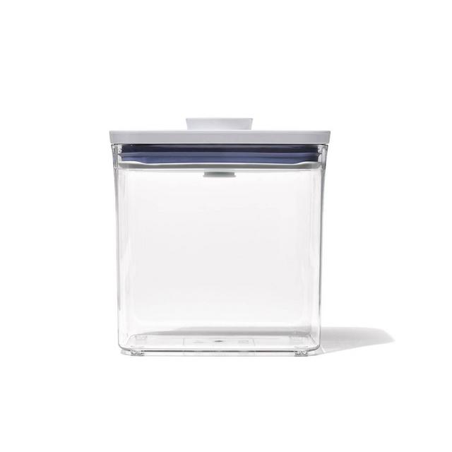 OXO POP 1.7qt Plastic Rectangle Tall Airtight Food Storage Container Clear