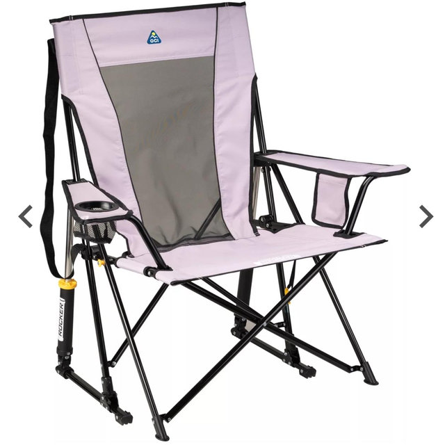GCI Outdoor Comfort Pro Rocker Chair - lilac/black
