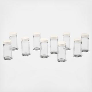 15PK 7 Oz Candle Jar W/bamboo Lids glass Jars 