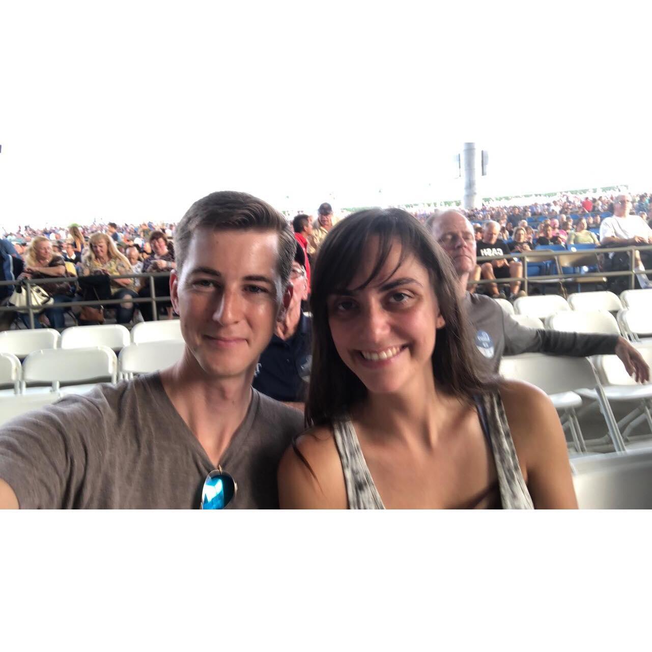 Our first Concert Together! We went to see that Chicago Band! Thank you so much Beau for getting us tickets!