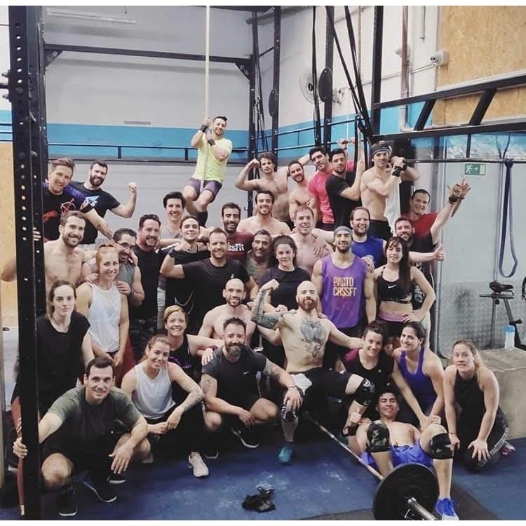 One of many crossfit competitions