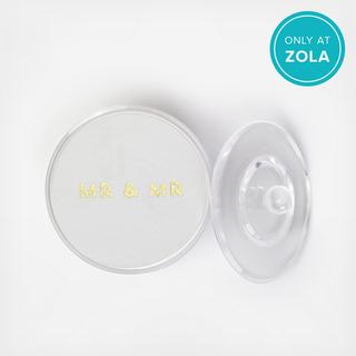 Chatsworth Mr & Mr Foil Coaster, Set of 100