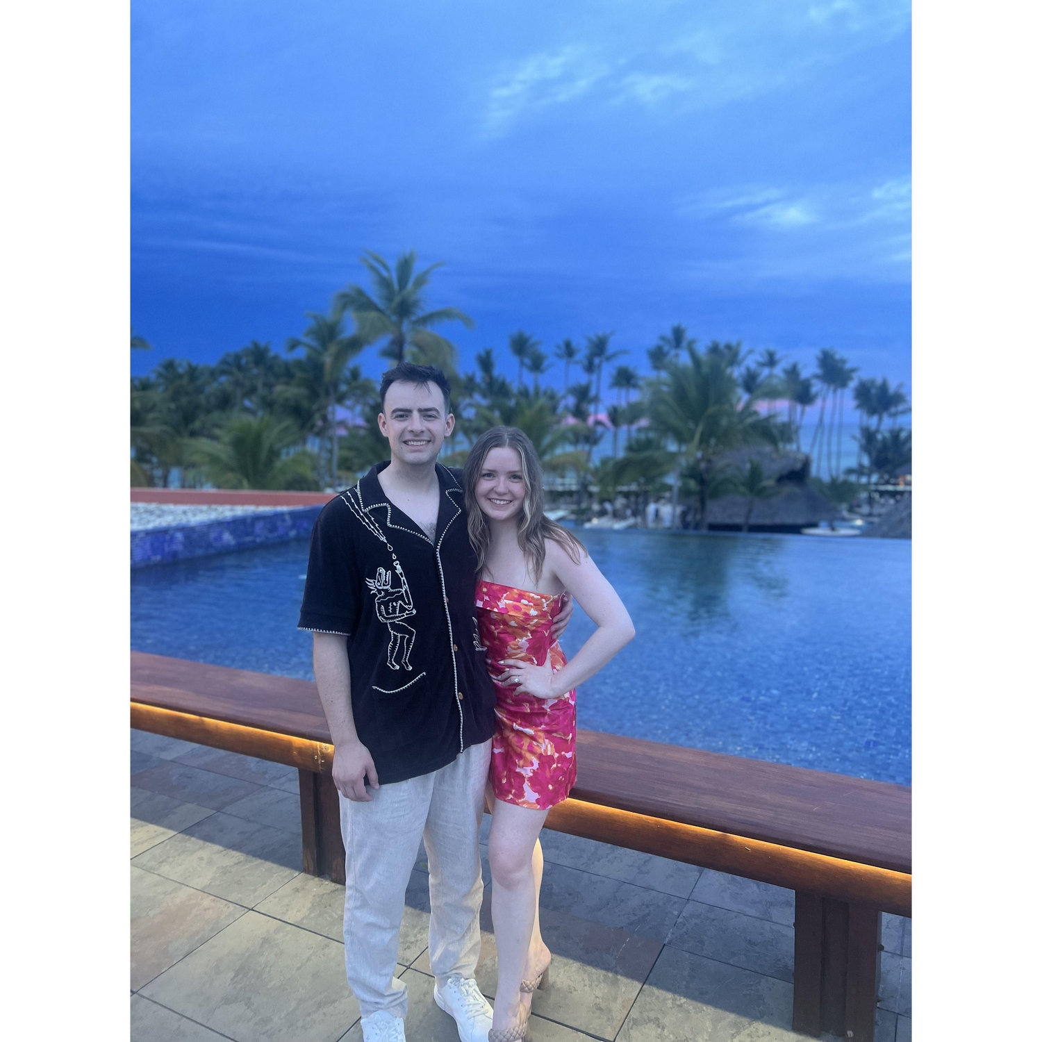 Post their Engagement, Reagan and Sean took a trip to the Dominican where they enjoyed bottomless presidente.