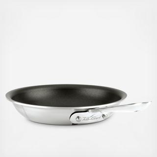 d5 Brushed Stainless Steel Nonstick Fry Pan