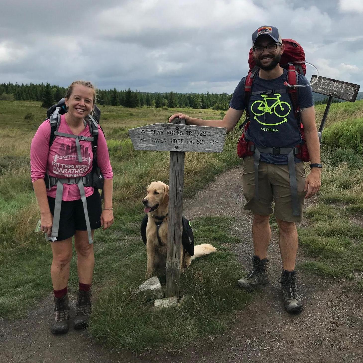 On one a backpacking trek in Dolly Sods, WV