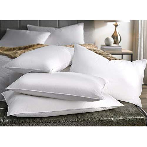 W Hotels Down Pillow - Plush, White Duck Down Pillow - Queen (20" x 30")