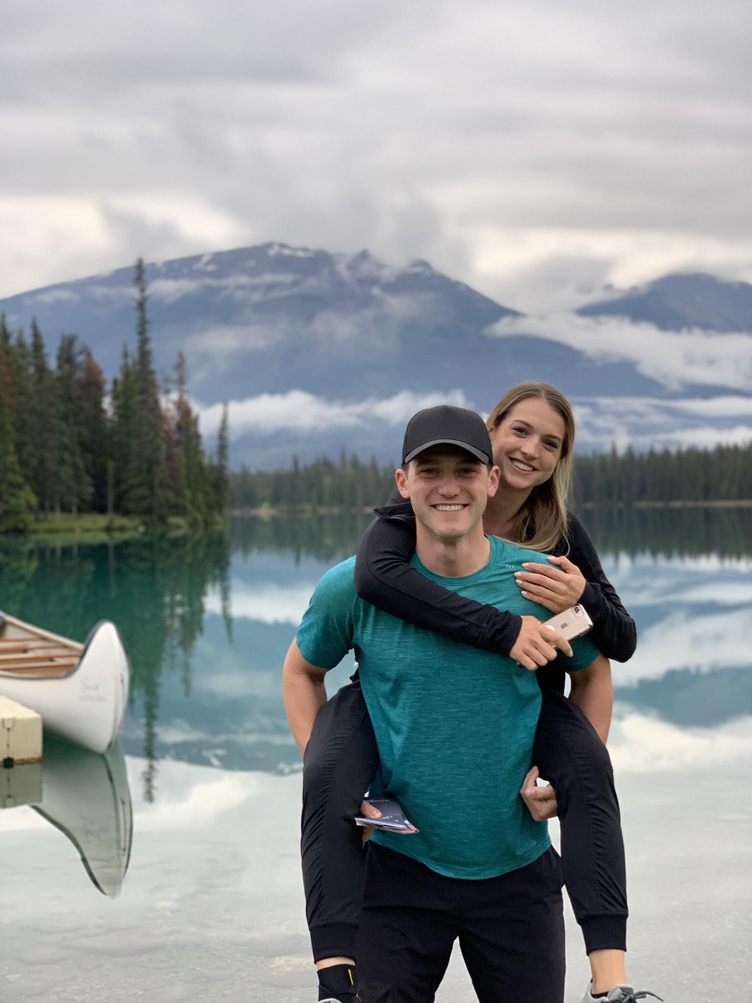 Ripping it up in Banff