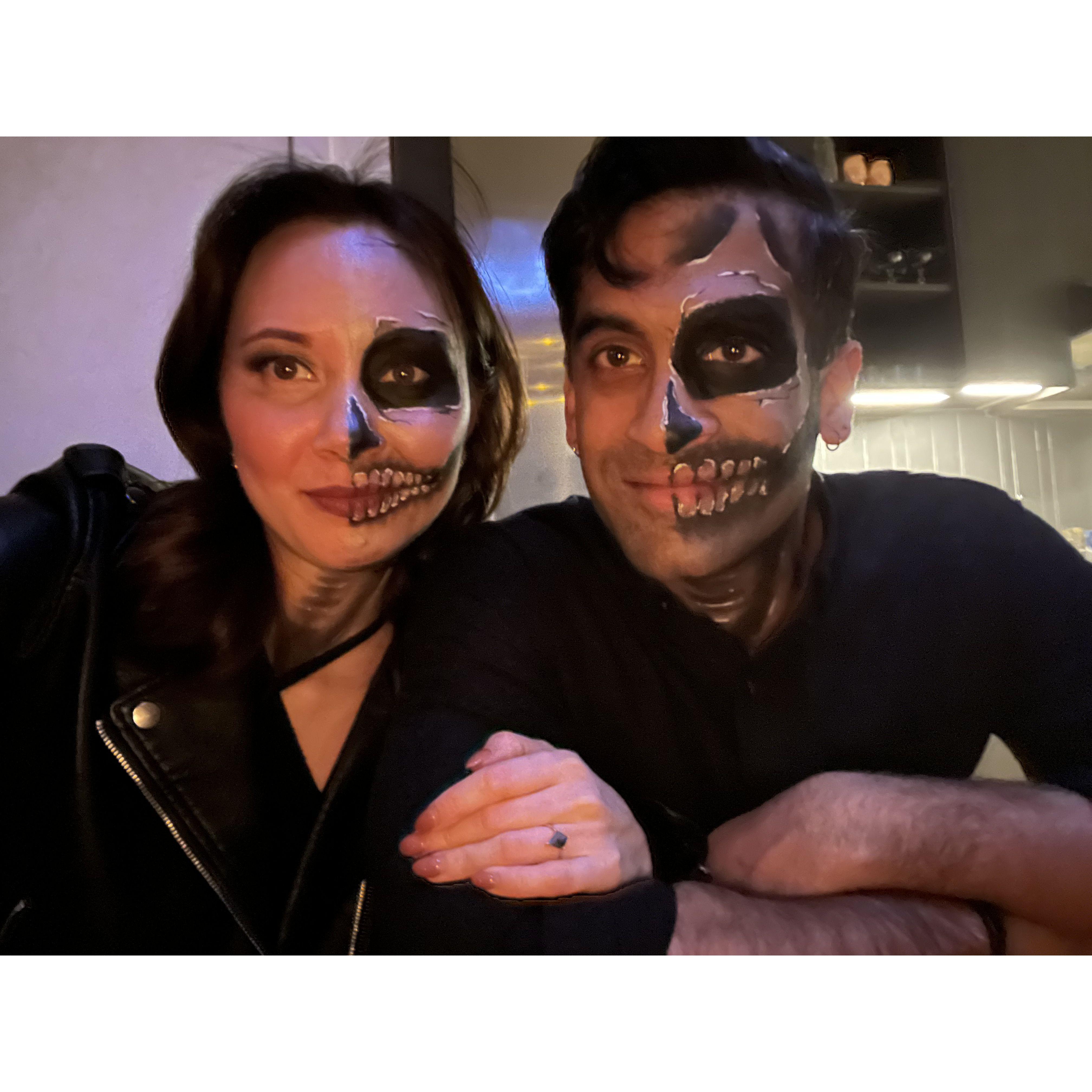 Halloween 2023 with a fun murder mystery at Annabella's!