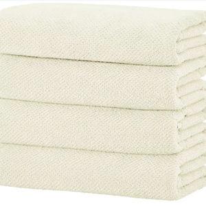 Cotton Quick Dry Textured Bath Towel - Great Bay Home