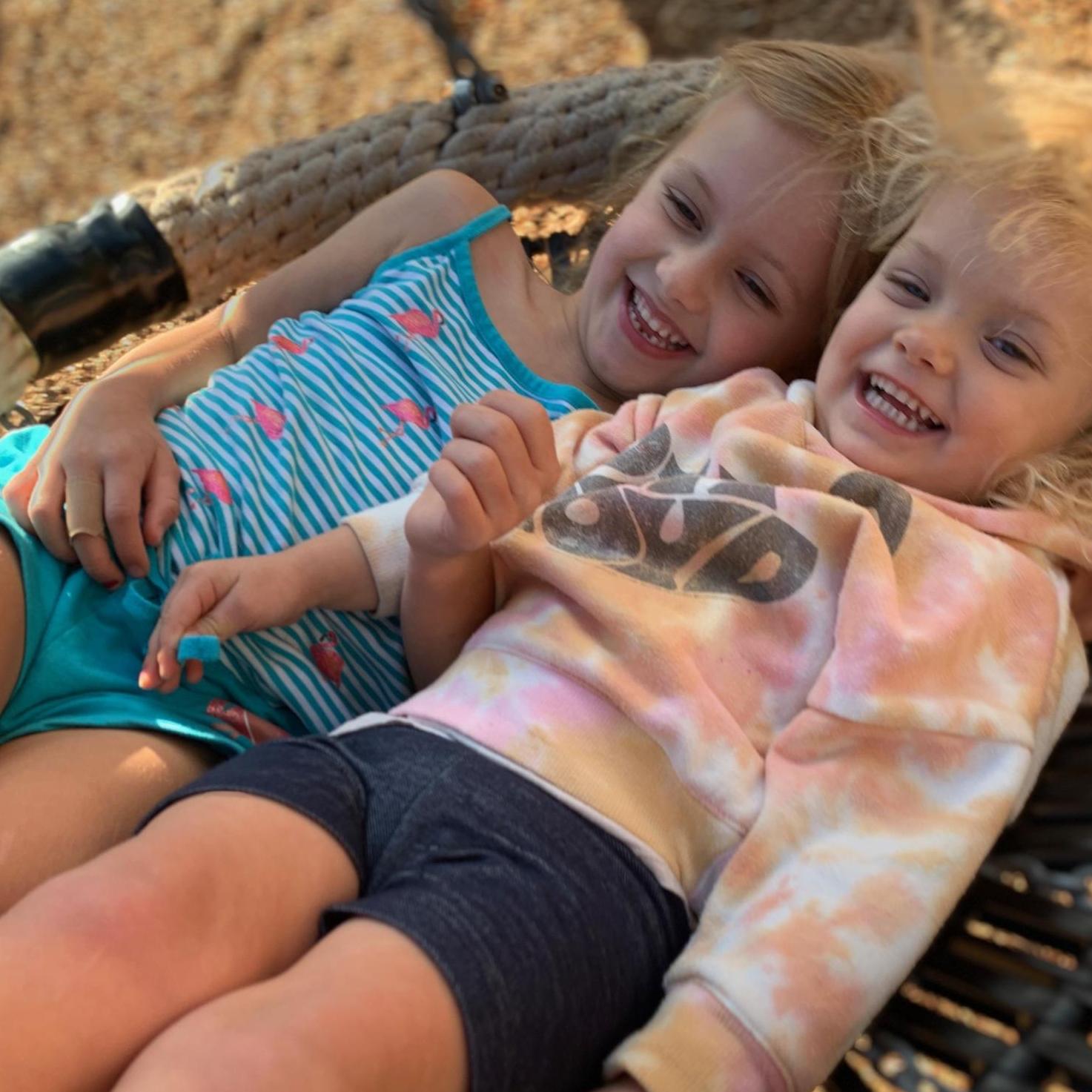 Lucy (6) and Zinnia (3)
