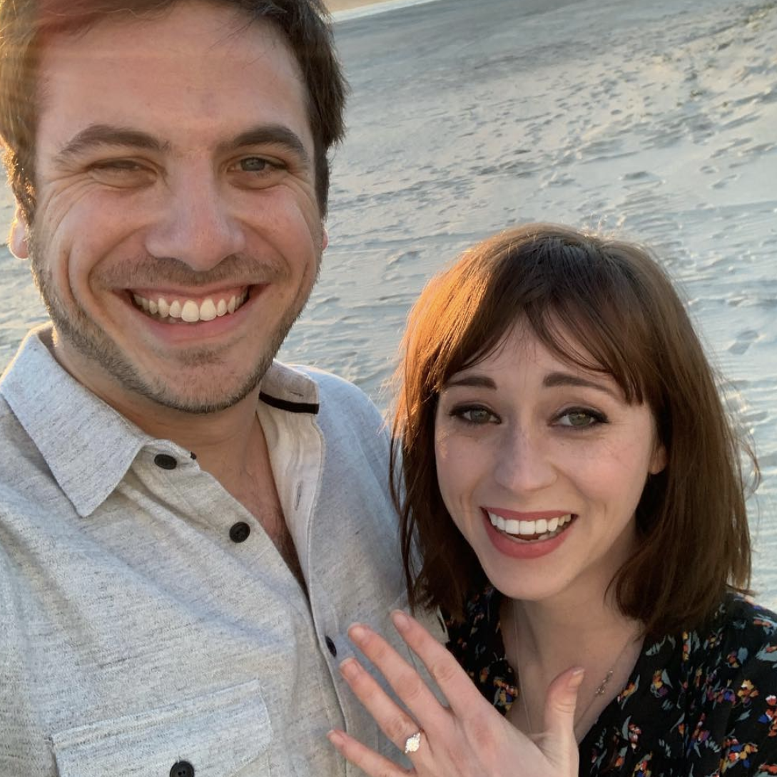 Moments after we got engaged at the Coronado Bay Hotel in San Diego!