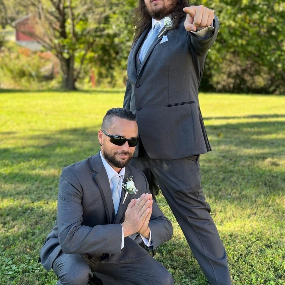 Michael and Phillip at their sister, Sarah LeRay’s wedding !!