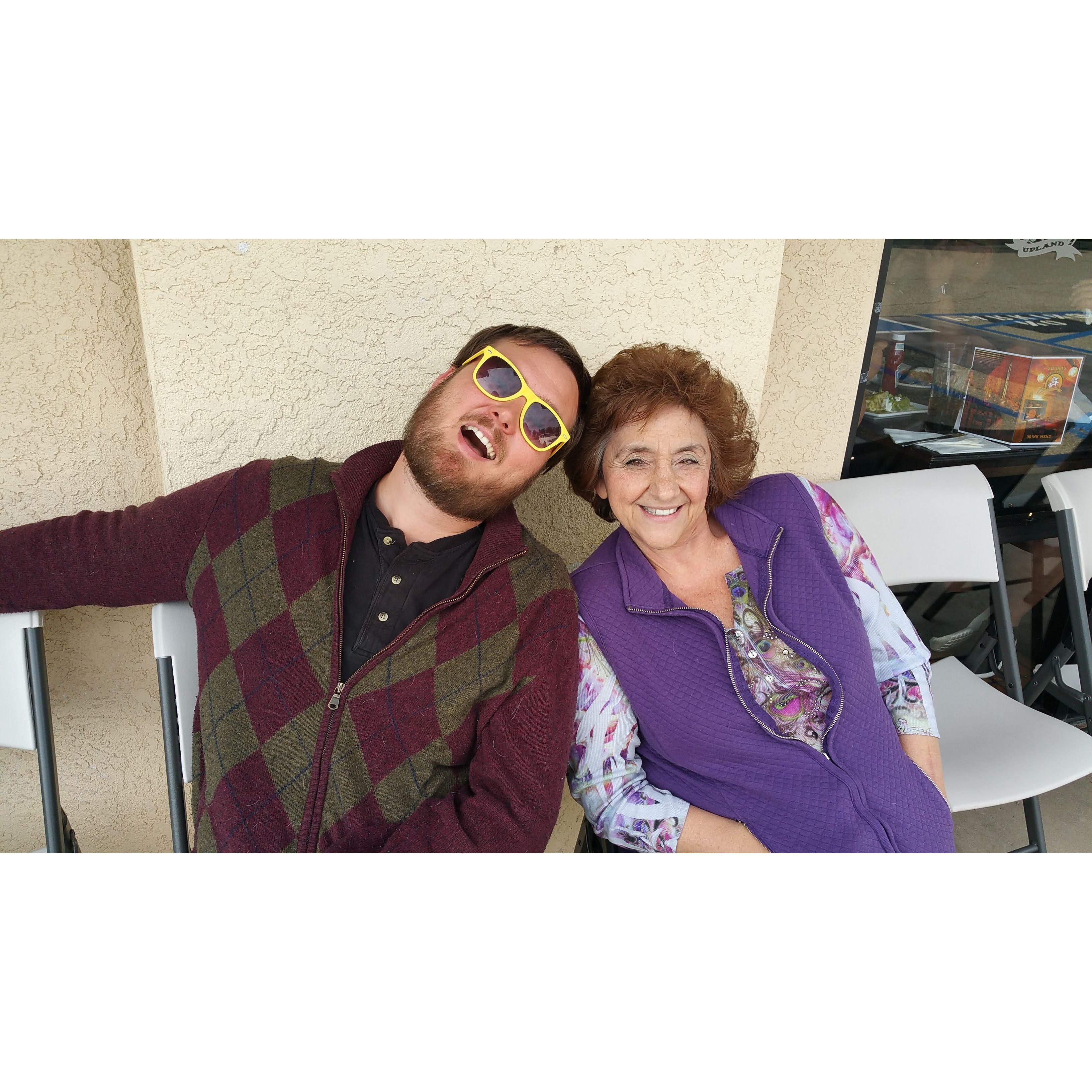 Michael and Momma Moore